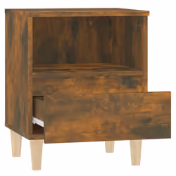 VidaXL 821805 Table de nuit et table de chevet Chêne - Vue supplémentaire 8