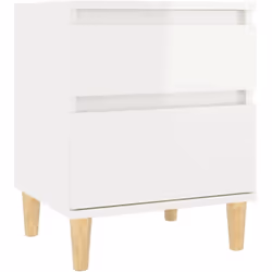 Cette table de chevet tendance au design élégant apportera un supplément intemporel à votre décoration intérieure. Matériau r ...
