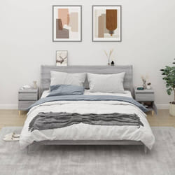 Vidaxl - Tables de chevet 2 pcs Sonoma gris 40x35x50 cm