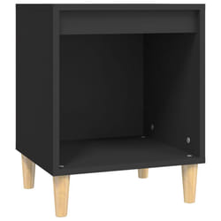 VidaXL 821860 Table de nuit et table de chevet Noir