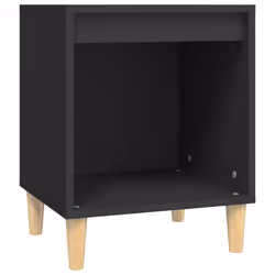 VidaXL 821861 Table de nuit et table de chevet Noir - Vue supplémentaire 5