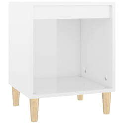VidaXL 821862 Table de nuit et table de chevet Blanc