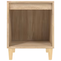 VidaXL 821865 Table de nuit et table de chevet Chêne - Vue supplémentaire 6