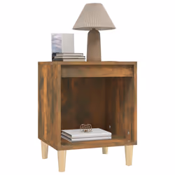 VidaXL 821869 Table de nuit et table de chevet Chêne - Vue supplémentaire 4