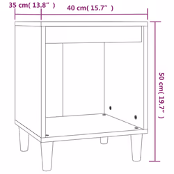 VidaXL 821870 Table de nuit et table de chevet - Vue supplémentaire 8