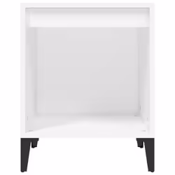 VidaXL 821874 Table de nuit et table de chevet Blanc - Vue supplémentaire 5