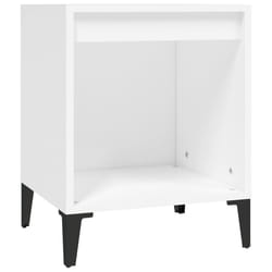 VidaXL 821875 Table de nuit et table de chevet Blanc