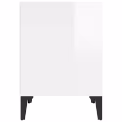 VidaXL 821879 Table de nuit et table de chevet Blanc - Vue supplémentaire 7