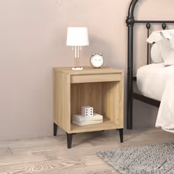 VidaXL 821880 Table de nuit et table de chevet Chêne