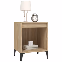 VidaXL 821880 Table de nuit et table de chevet Chêne - Vue supplémentaire 4