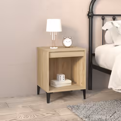 VidaXL 821881 Table de nuit et table de chevet Chêne