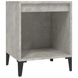 VidaXL 821882 Table de nuit et table de chevet Couleur du béton