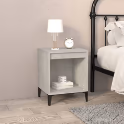 VidaXL 821882 Table de nuit et table de chevet Couleur du béton