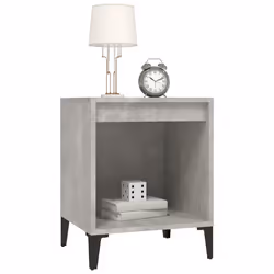 VidaXL 821882 Table de nuit et table de chevet Couleur du béton - Vue supplémentaire 4