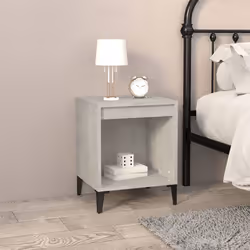 VidaXL 821883 Table de nuit et table de chevet Couleur du béton