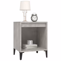 VidaXL 821883 Table de nuit et table de chevet Couleur du béton - Vue supplémentaire 4