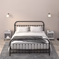 Ces tables de chevet au design élégant sont un supplément intemporel à votre décoration intérieure. Matériau durable : le boi ...