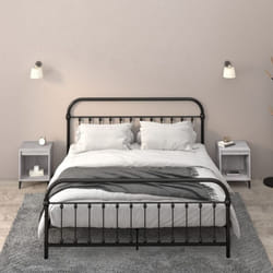Tables de chevet 2 pcs Sonoma gris 40x35x50 cm vidaXL