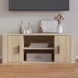 vidaXL Meuble TV Chêne sonoma 100x35x40 cm Bois d'ingénierie