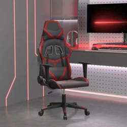 Chaise De Jeu Noir Et Rouge Bordeaux Similicuir Vidaxl