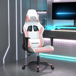 Chaise De Jeu Blanc Et Rose Similicuir Vidaxl973031