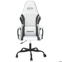 Chaise De Jeu Blanc Et Noir Similicuir Vidaxl