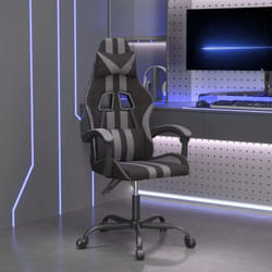 Chaise De Jeu Noir Et Gris Similicuir Vidaxl967578