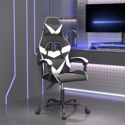 Chaise De Jeu Noir Et Blanc Similicuir Vidaxl247989