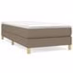 vidaXL Cadre de lit Taupe 90x200 cm Tissu 3120586