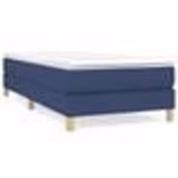vidaXL Cadre de lit Bleu 100 x 200 cm Tissu 3120596