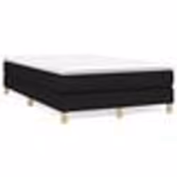 vidaXL Cadre de lit sans matelas noir 120x200 cm tissu - 120 x 200 cm