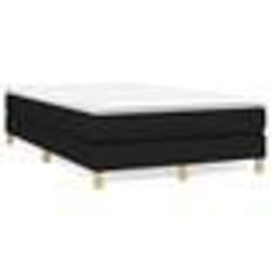 vidaXL Cadre de lit sans matelas noir 120x200 cm tissu - 120 x 200 cm