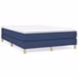 vidaXL Cadre de lit sans matelas bleu 140x200 cm tissu - 140 x 200 cm