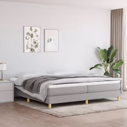 Obtenez une meilleure nuit de sommeil reposante grâce à ce cadre de lit à sommier tapissier ! Il est un supplément accueillan ...