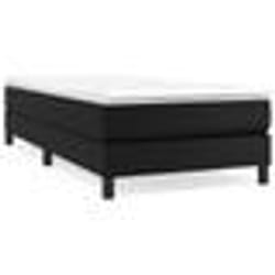 vidaXL Cadre de lit Noir 100x200 cm Similicuir 3120682