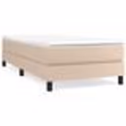 vidaXL Cadre de lit Cappuccino 100x200 cm Similicuir 3120687