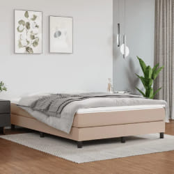 VIDAXL Cadre de lit sans matelas - Cappuccino 140x200 cm