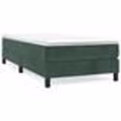 vidaXL Cadre de lit sans matelas vert foncé 90x190 cm velours - 90 x 190 cm
