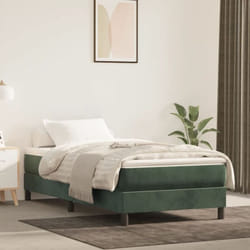 Vidaxl - Cadre de lit Vert foncé 90x200 cm Velours