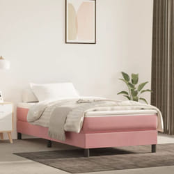 Vidaxl - Cadre de lit Rose 90x200 cm Velours