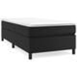 vidaXL Cadre de lit Noir 100x200 cm Similicuir 3121029