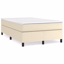 VidaXL 3121037, Bois/faux cuir, Beige, Beige, 1200 mm, 2030 mm, 350 mm
