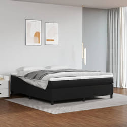 vidaXL Cadre de lit sans matelas noir 160x200 cm similicuir