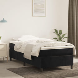 Vidaxl - Cadre de lit Noir 90x190 cm Velours