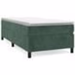 vidaXL Cadre de lit sans matelas vert foncé 90x190 cm velours - 90 x 190 cm