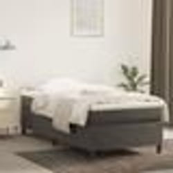 vidaXL Cadre de lit sans matelas gris foncé 90x200 cm velours - 90 x 200 cm