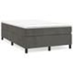 vidaXL Cadre de lit sans matelas gris foncé 120x200 cm velours - 120 x 200 cm