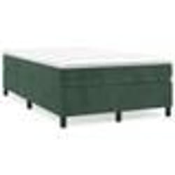 vidaXL Cadre de lit sans matelas vert foncé 120x200 cm velours - 120 x 200 cm