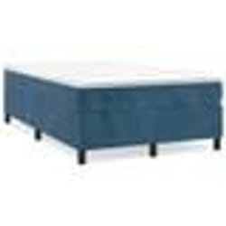 vidaXL Cadre de lit sans matelas bleu foncé 120x200 cm velours - 120 x 200 cm