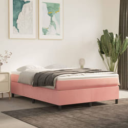 Sommier à ressorts de lit Rose 140x200 cm Velours